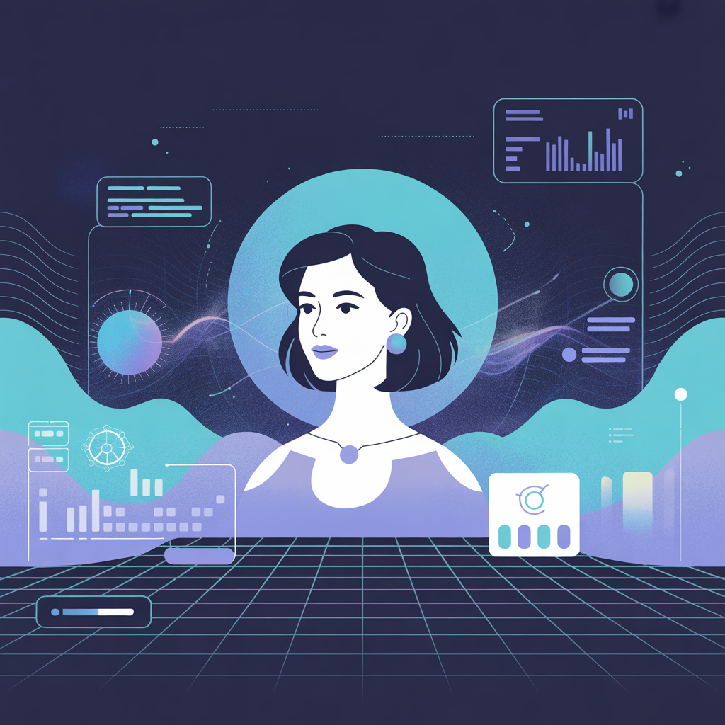A graphic showing interconnected nodes representing AI, data, and patients.