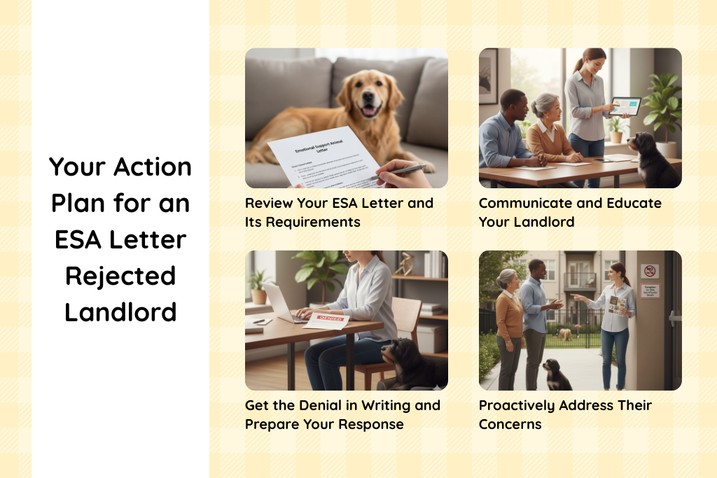 ESA Letter Rejected Landlord? What To Do (7 Steps)
