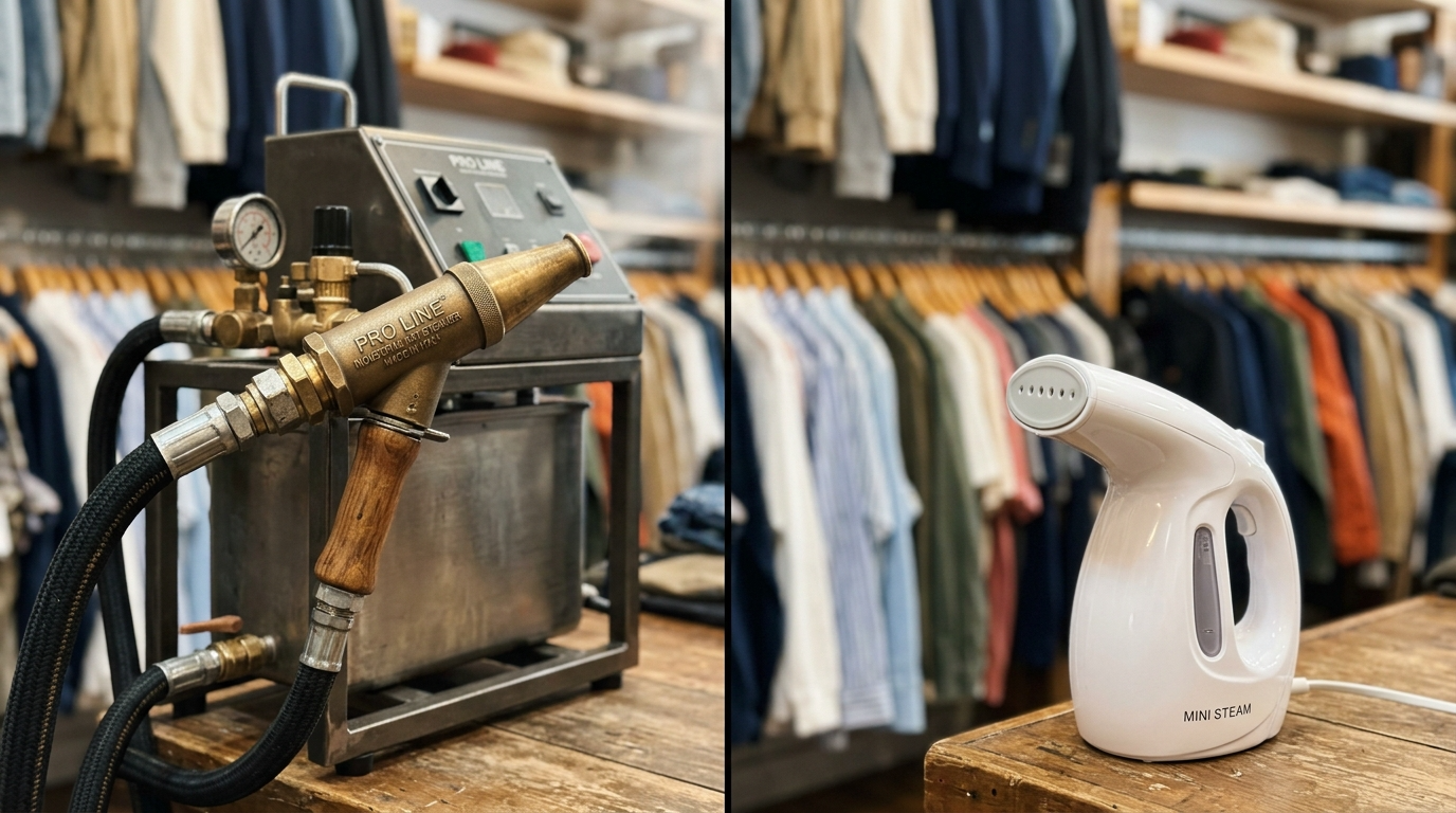 consumer vs professional steamers comparison