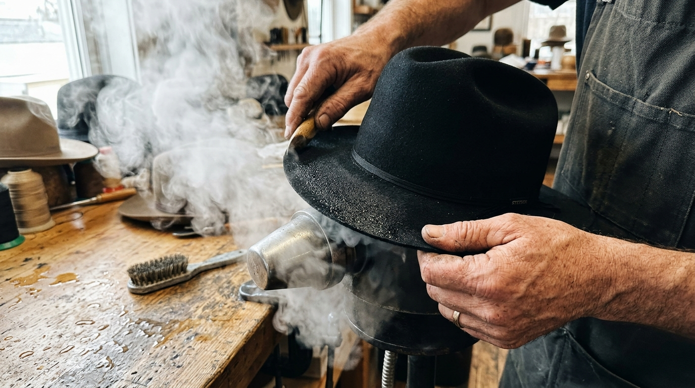 Best Hat Steamer for Western Wear Stores: $4,400 a Month From One Machine | Hoffman Steam
