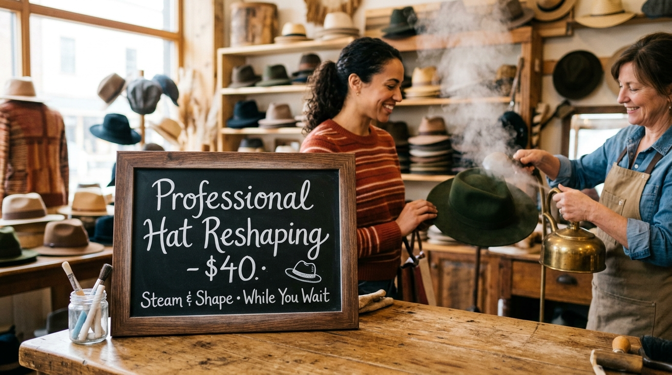 Best Hat Steamer for Western Wear Stores: $4,400 a Month From One Machine | Hoffman Steam
