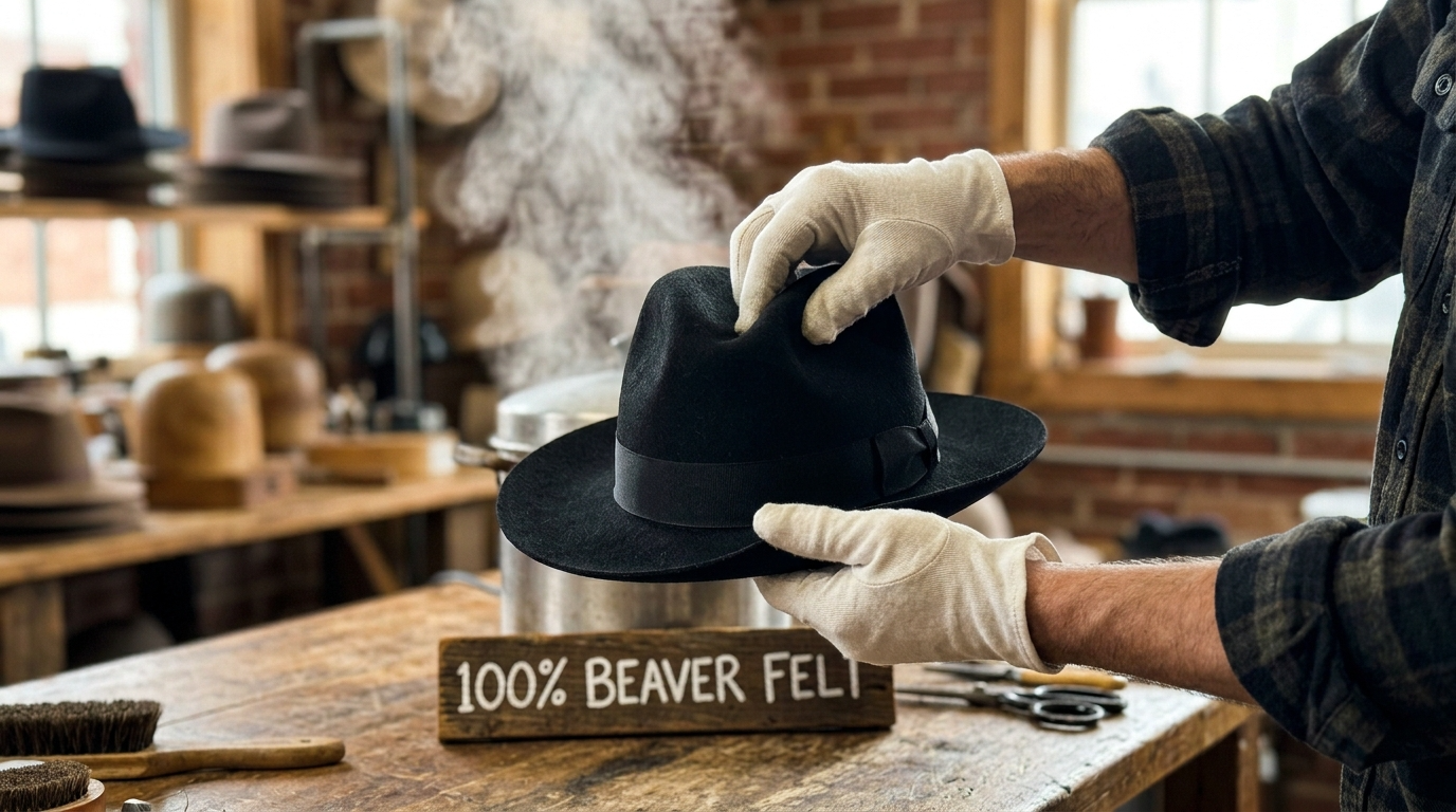 fur felt hat cleaning