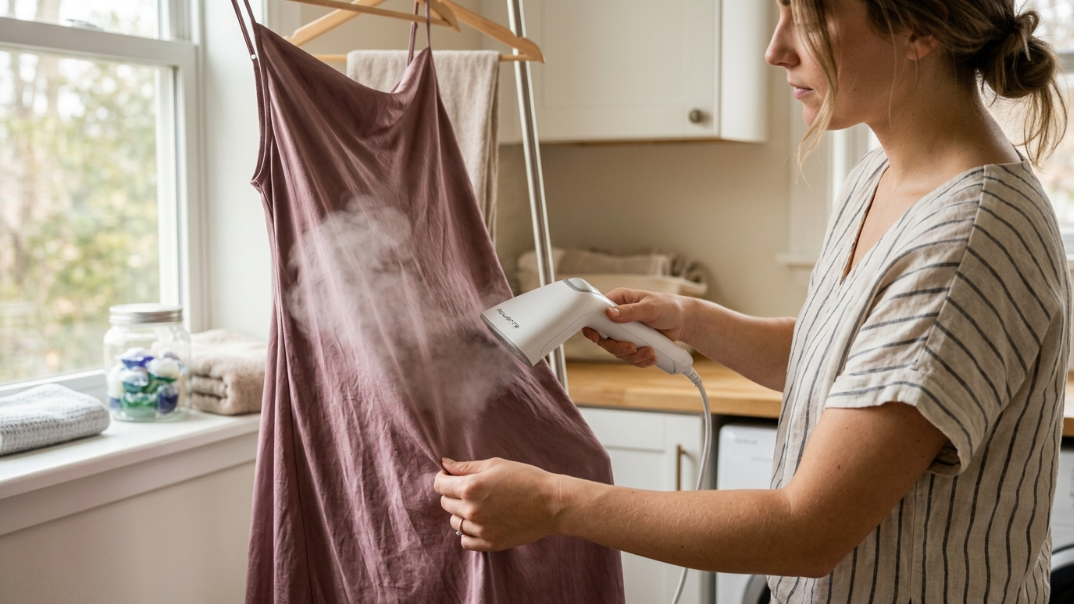 steaming techniques for delicate fabrics