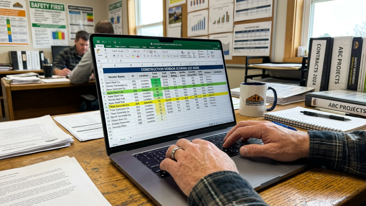 Construction Vendor Selection: Step-by-Step Guide 2026