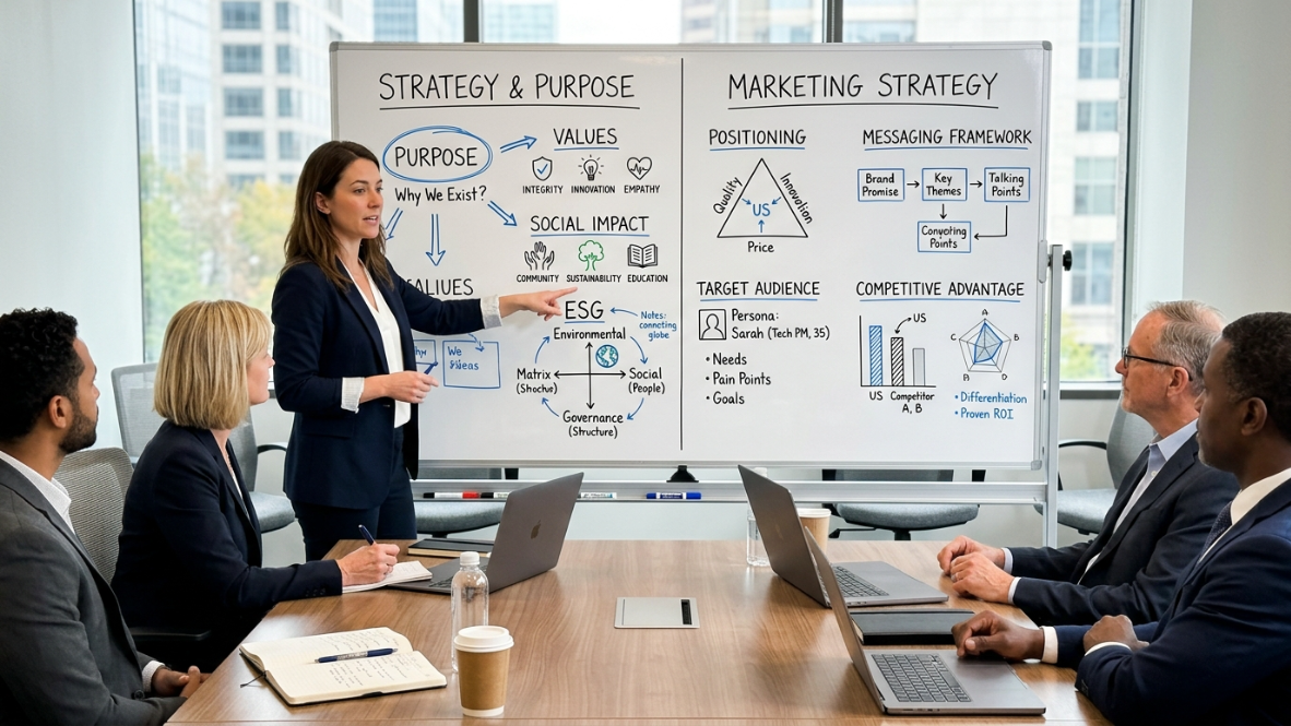brand purpose vs brand strategy comparison