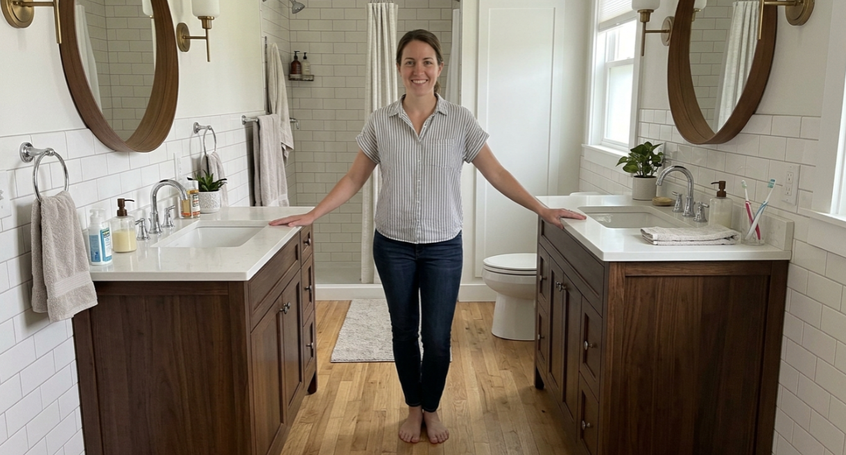 bathroom vanity height comparison