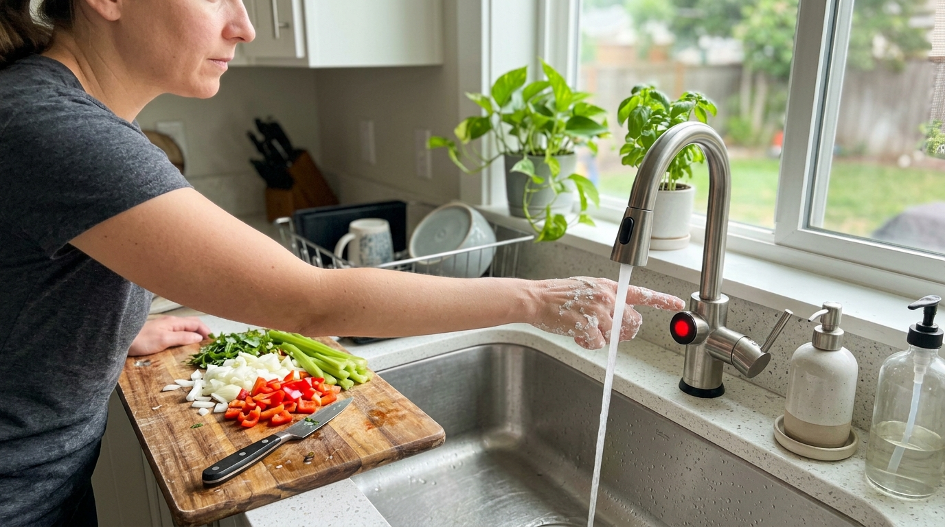 touchless kitchen faucet